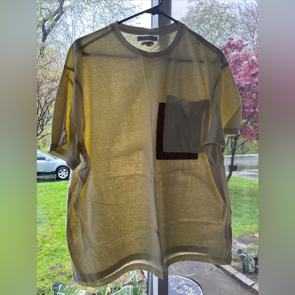 Another Influence Mens Size L Off White Short Sleeve Tee Shirt